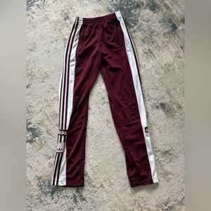 adidas adibreak track pants snap xs
